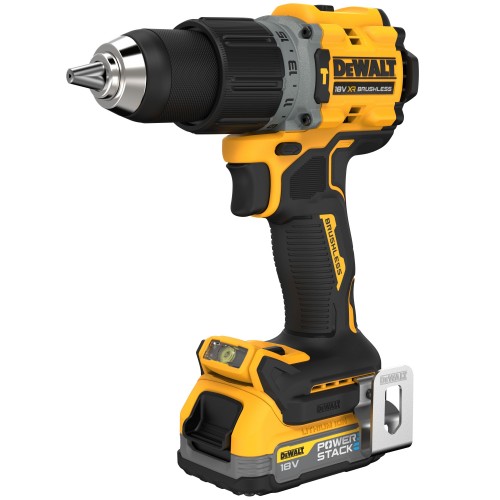 Taladro percutor compacto sin escobillas XR 18V POWERSTACK