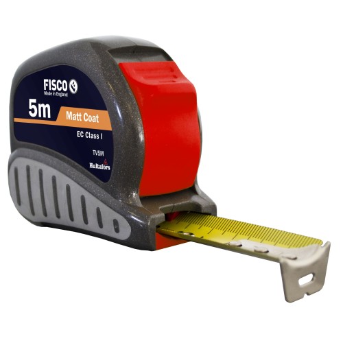 Flexómetro clase I con caja ABS con empuñadura de goma TRI-LOK