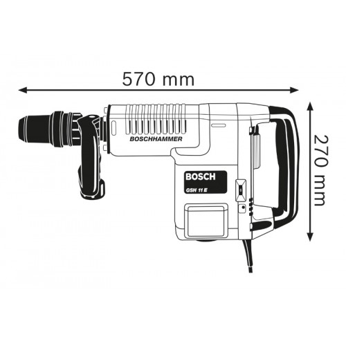 Martillo demoledor SDS MAX GSH 11 E Professional 