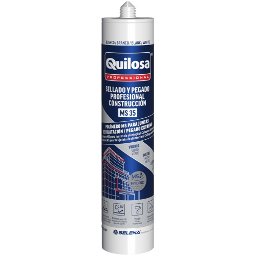 MS 35 SELLADO Y PEGADO PROFESIONAL CONSTRUCCIÓN 300 ml BLANCO