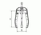SERIE 1300 ALT Autocentrante de 3 patas