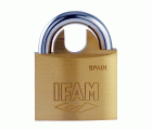 CANDADO K50AP - ALTURA DEL CUERPO: 40 mm - ALTURA DEL ARCO: 17 mm - Ø DEL ARCO: 8 mm - LUZ DEL ARCO: 13 mm