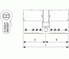Cilindro doble europerfil TK100