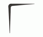 PALOMILLA 1 - 300 x 250 mm - ACERO - NEGRO MATE