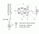 Cerrojo FAC 300R/80