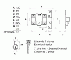 Cerrojo FAC 301L/120