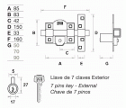 Cerrojo FAC 305R/80