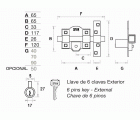 Cerrojo FAC 428R/65