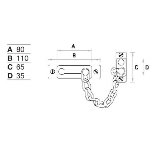 Retenedor FAC 600 con cadena