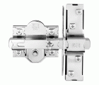 Conjunto de seguridad misma clave formada por un Cerrojo FAC (946 UVE o 446 UVE magnet) y bombillo RK igualado.