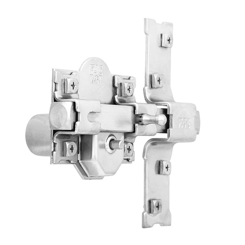 CERROJO 923RP/80 WH EXTRA CROMO SATINADO