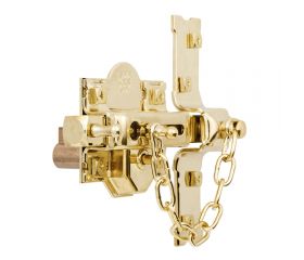 CERROJO 308-R/80 IZDA. DORADO
