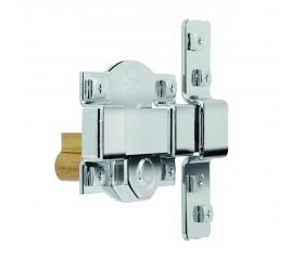 CERROJO 300-R/80 DCHA. HIDROELECT. NIQUEL