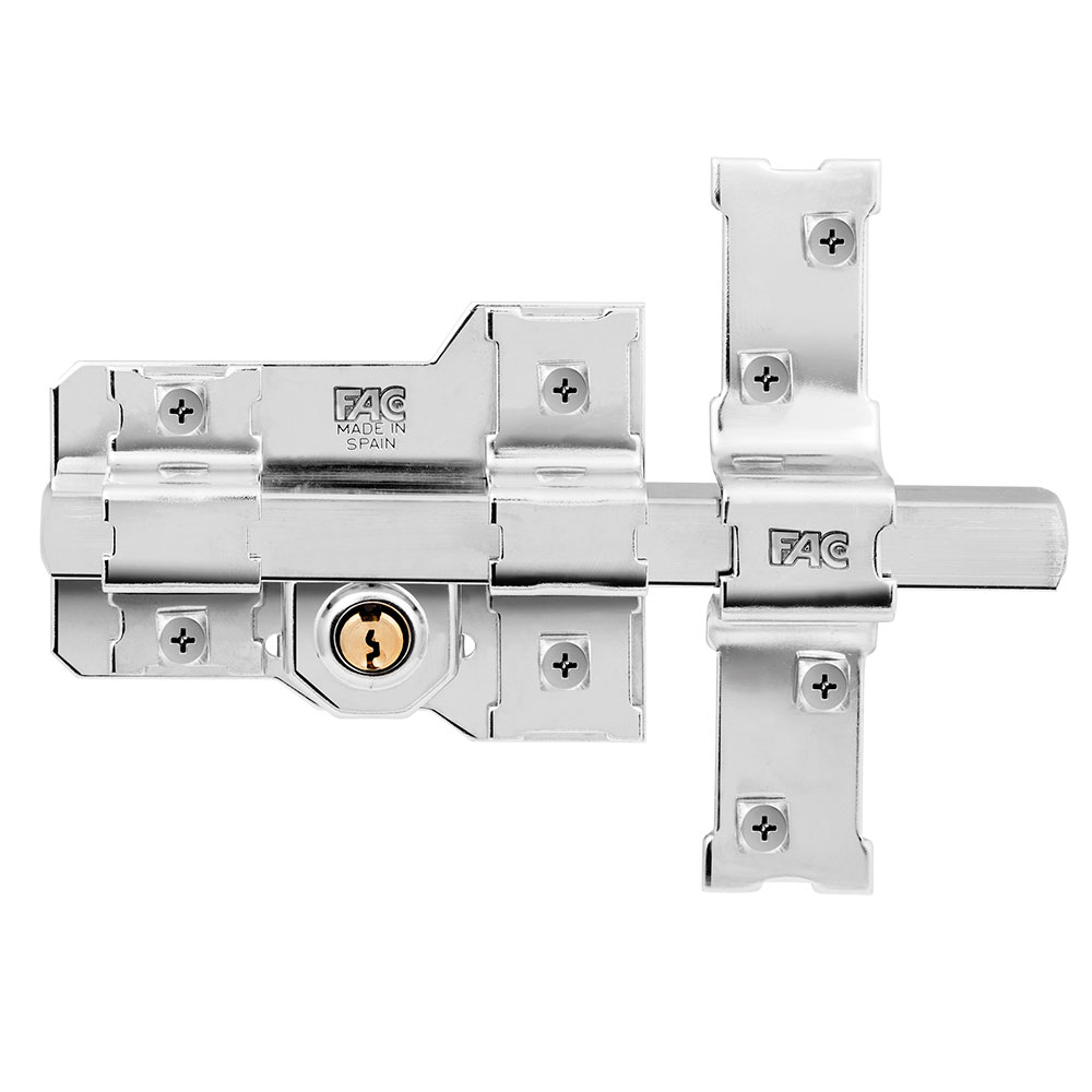 CERROJO 302-L/115 IZDA. B-70 mm. NIQUEL