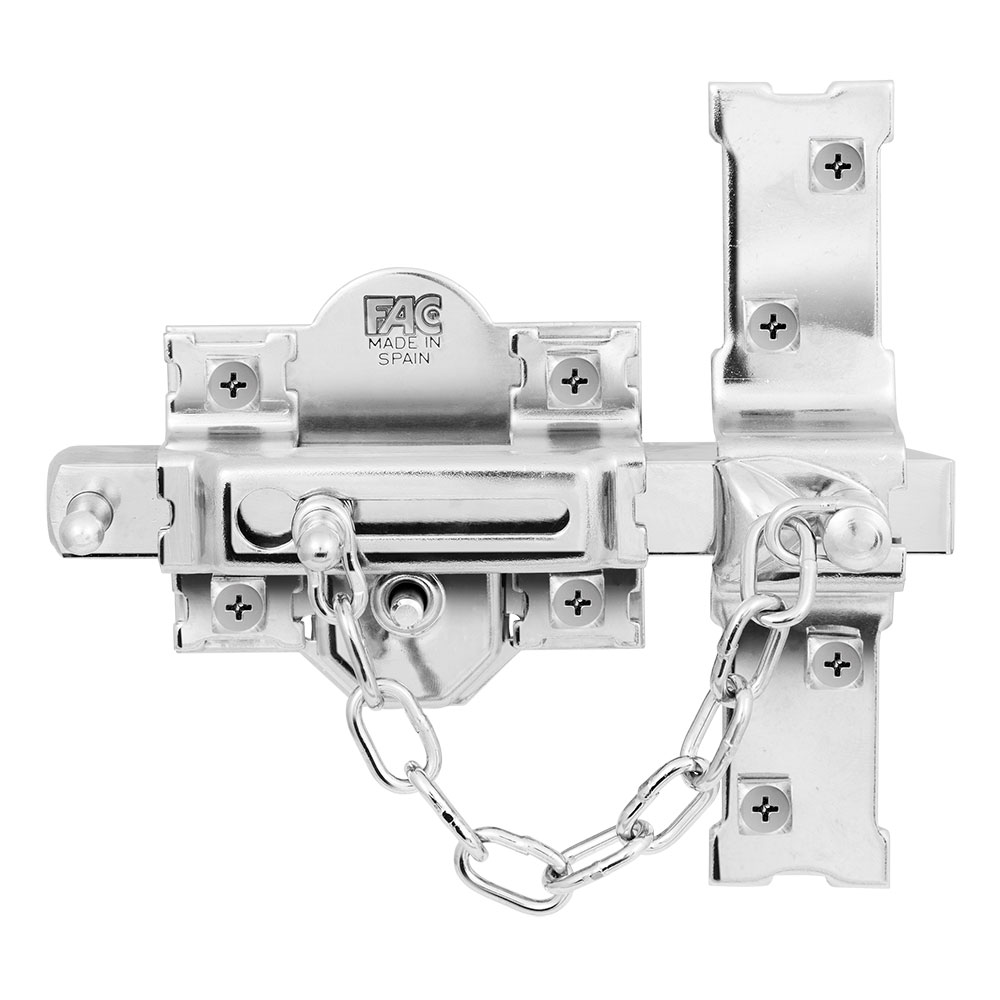 CERROJO 308-R/80 IZDA. B-70 mm. NIQUEL