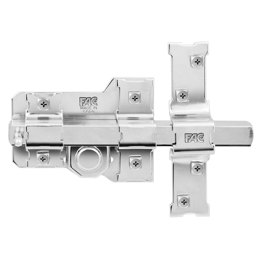 CERROJO 302-T/115 IZDA. B-90 mm. NIQUEL