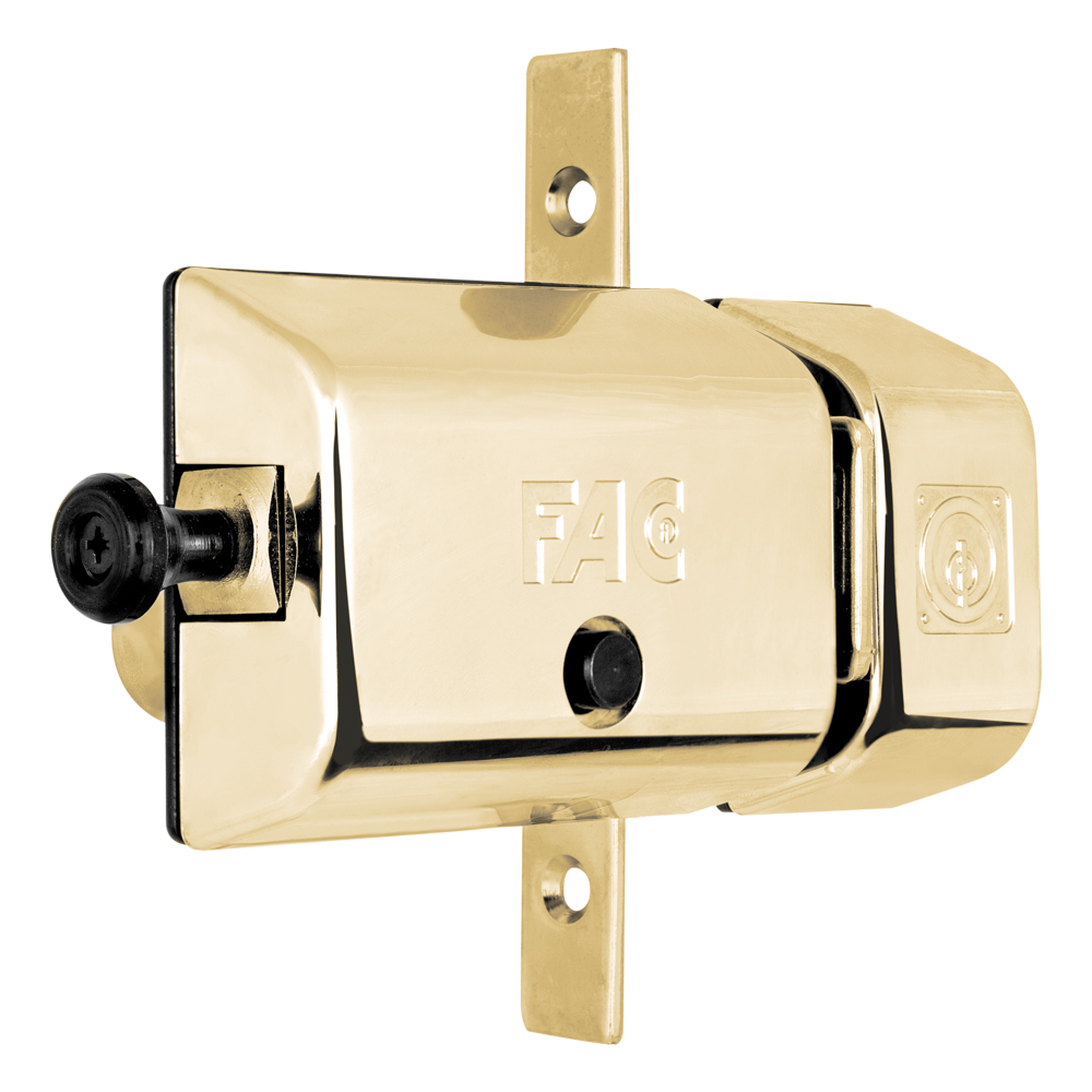 CERROJO 446-RP/80 B-70 mm. MAGNET UVE DORADO