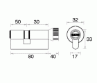 CILINDRO AMAESTRADO UFG 50x30 (LEVA 15)