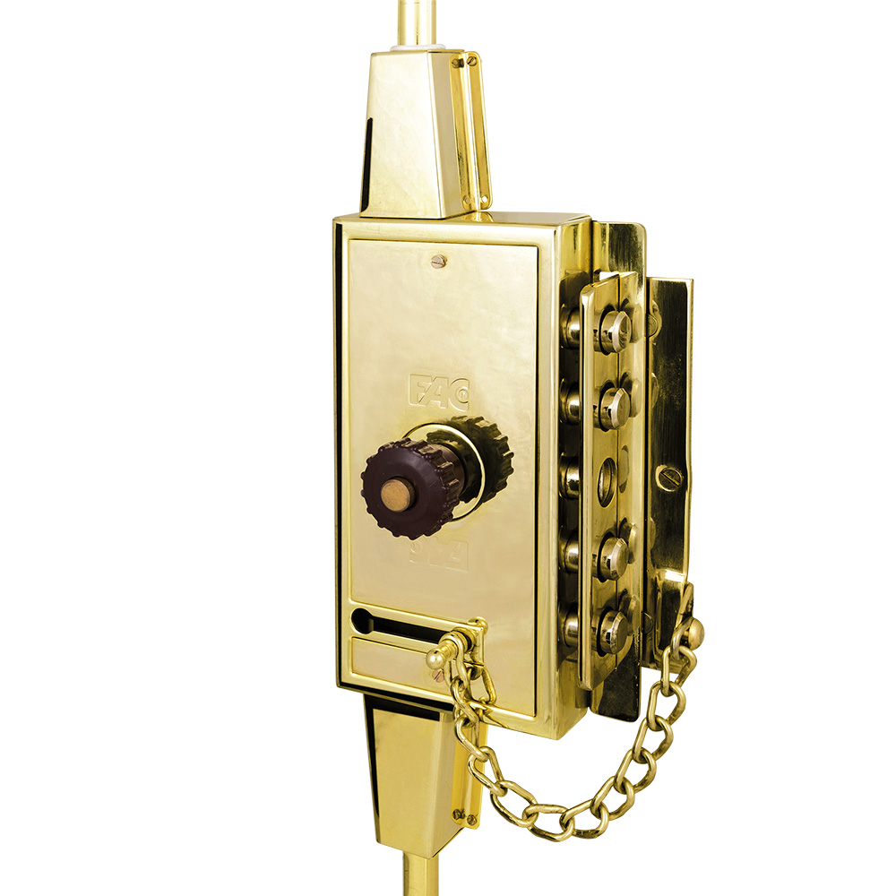 Cerradura FAC SOB. MB-86 PP DORADA