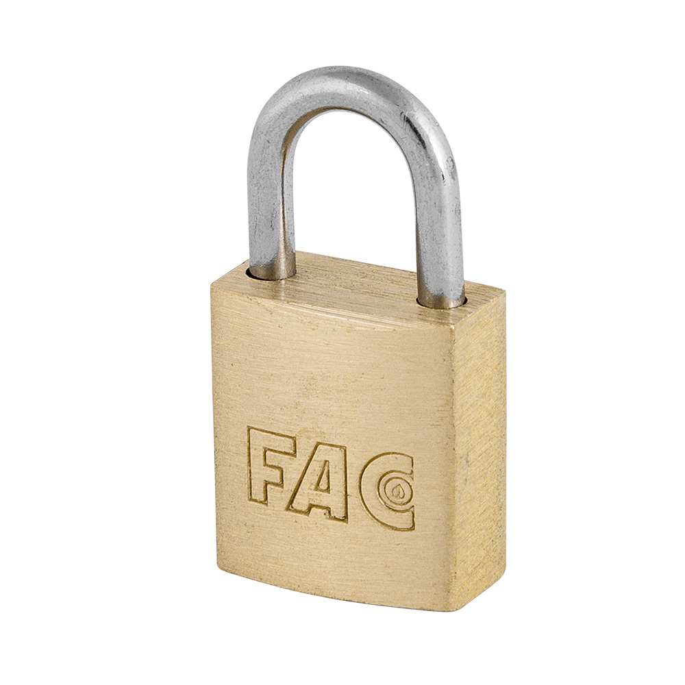 CANDADO 15 mm. LATON AN STD CAJA