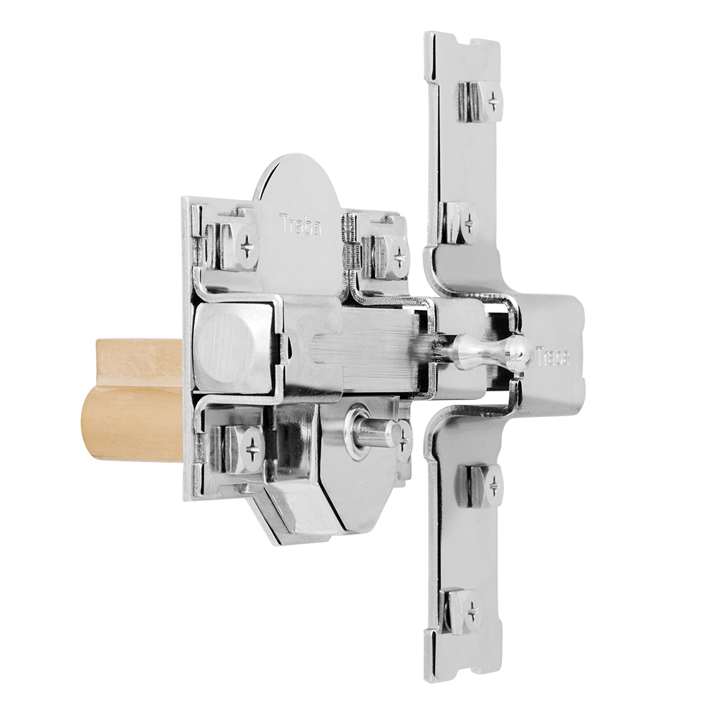 CERROJO TRABA 301-R NIQUELADO