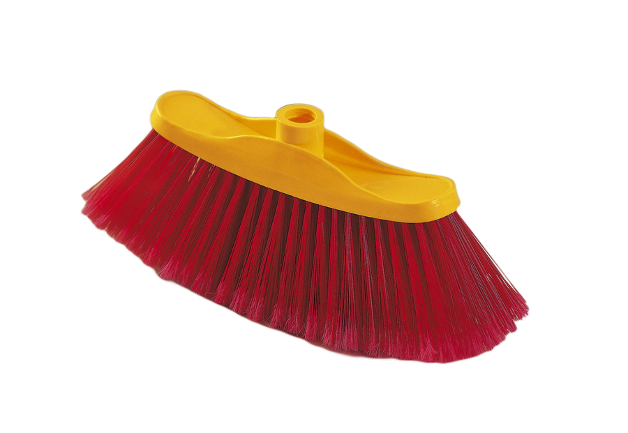 Escoba curva DIL01 alta calidad con mango de 140cm.