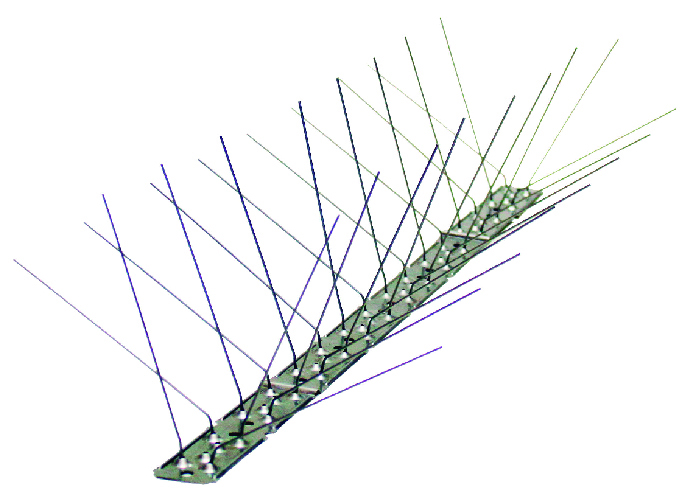 Pinchos anti pájaros inoxidable de 50cm con 40 púas DIPOX-140