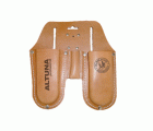 Funda de piel profesional doble para tijera de 1 mano y/o serrucho plegable 97005