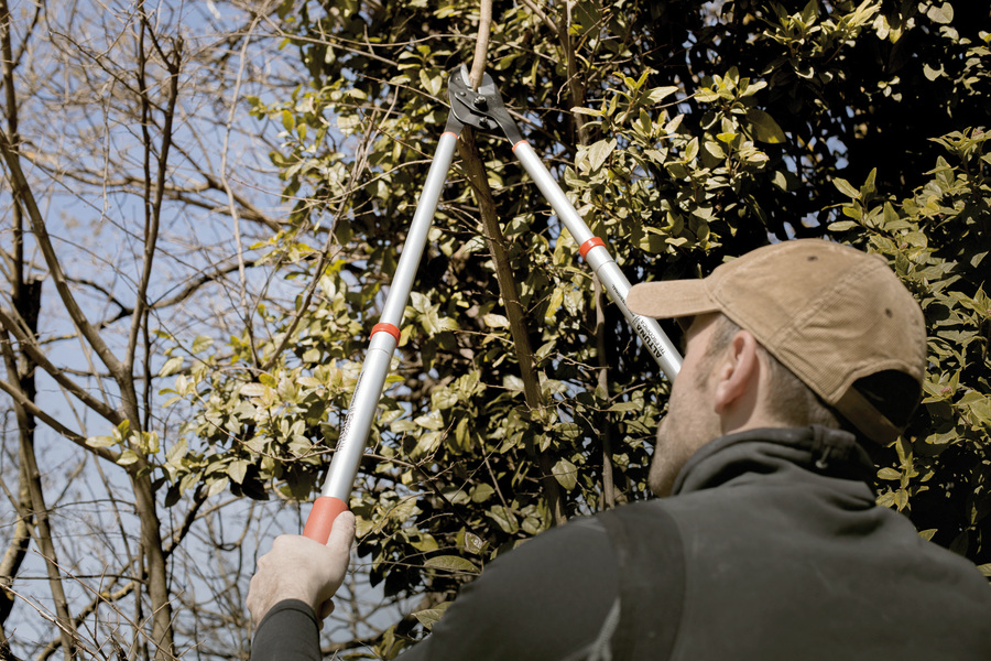 Tijera de poda 2 manos corte yunque 0390YT