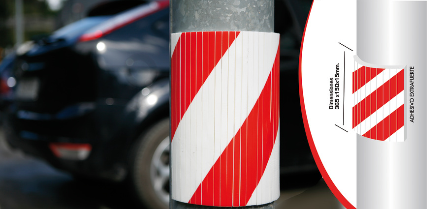 Protector estriado columna DPA04 390 X 320 X 10mm