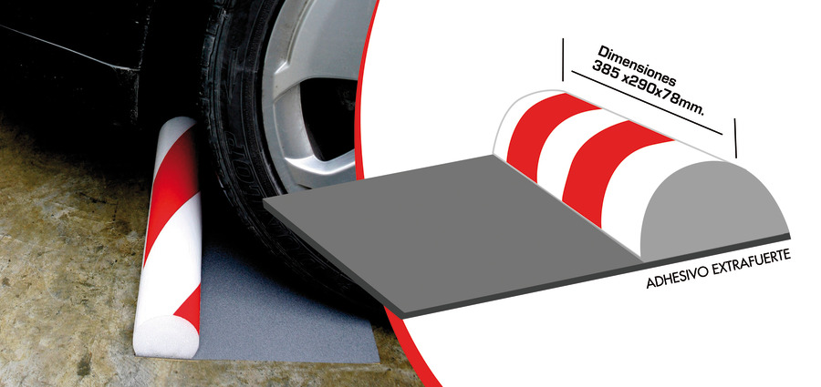 Protector suelo media luna DPA05 385X 290 X 78mm.