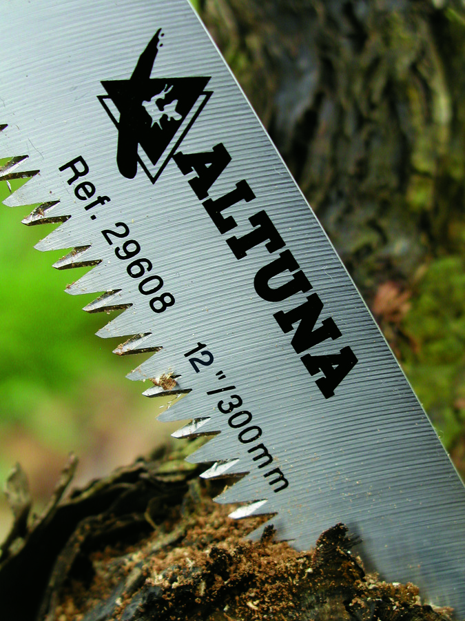 Serrucho de poda recto 300mm dentado japonés con funda 29608