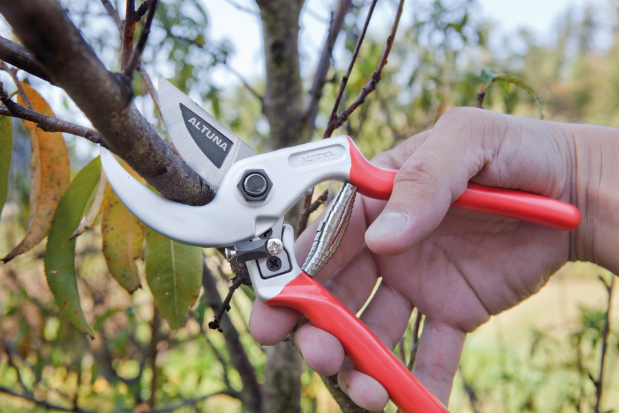 Tijera 1 mano aluminio forjado corte yunque J464