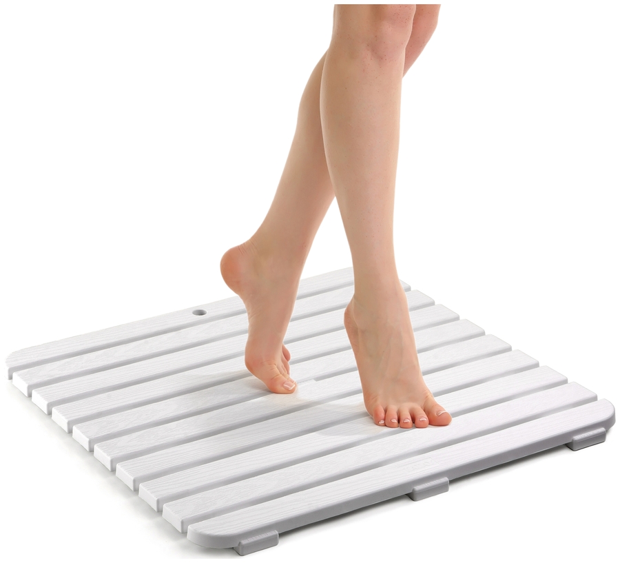 Tarima Ducha 55X55 Lombok  - Blanco