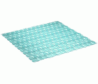 Alfombrilla baño antideslizante Tatay 54x54 turquesa