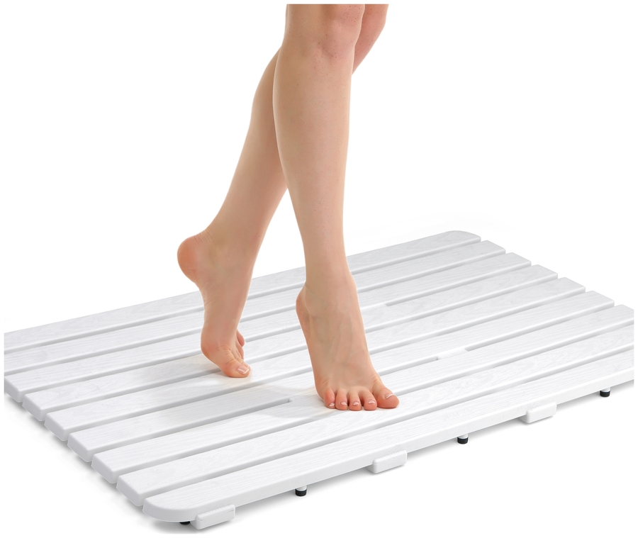 Tarima Ducha 80X50 Lombok  - Blanco