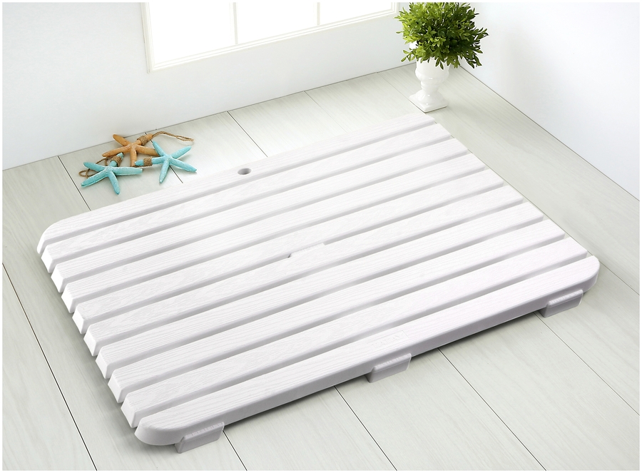 Tarima Ducha 80X50 Lombok  - Blanco