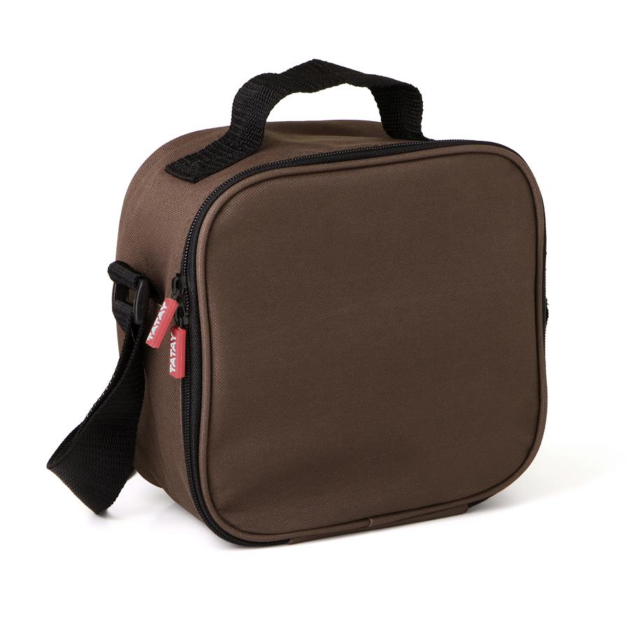 Bolsa térmica portaalimentos con herméticos incluidos Urban Food Casual color marrón de Tatay