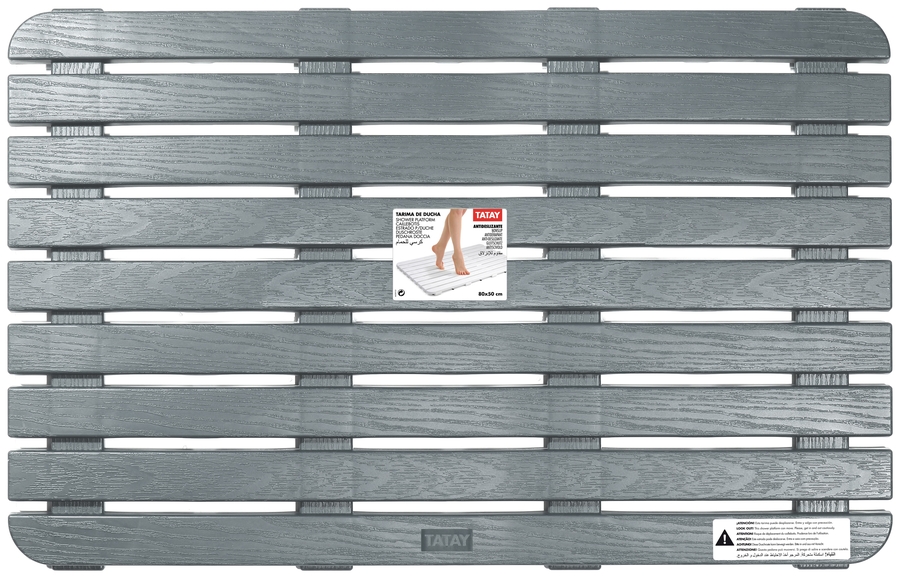 Tarima Ducha 80X50 Lombok  - Gris