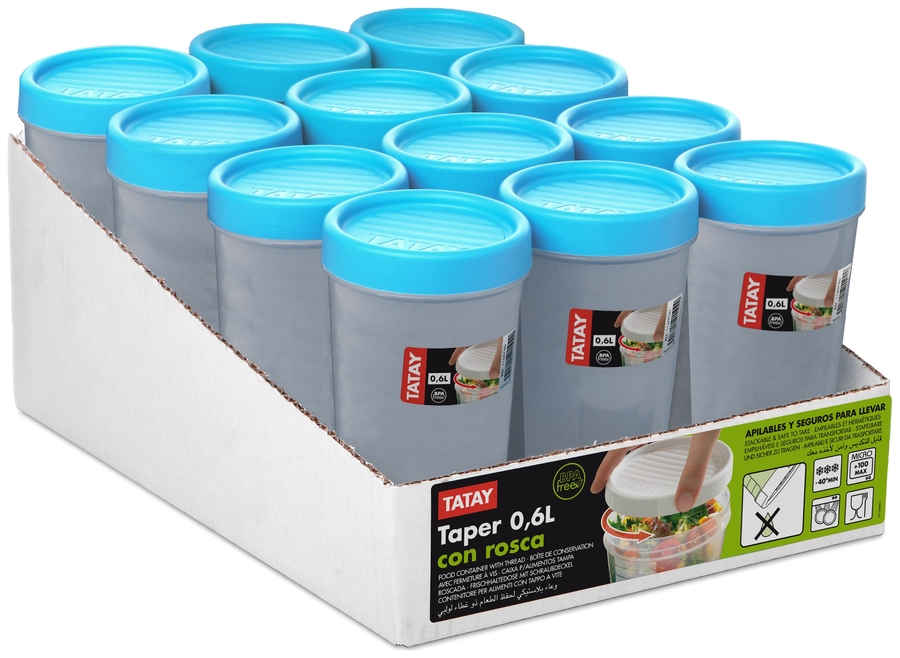 Contenedor Alimentos Twist 0,6L - SRP 12 - Azul