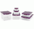Caja multiusos 14 l Tatay morado