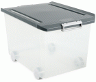 Caja multiusos Tatay 60 l c/ruedas gris 11503.22