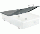 Caja bajo cama Tatay 63 l c/ruedas gris 11511.22