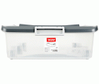 Caja bajo cama Tatay 63 l c/ruedas gris 11511.22