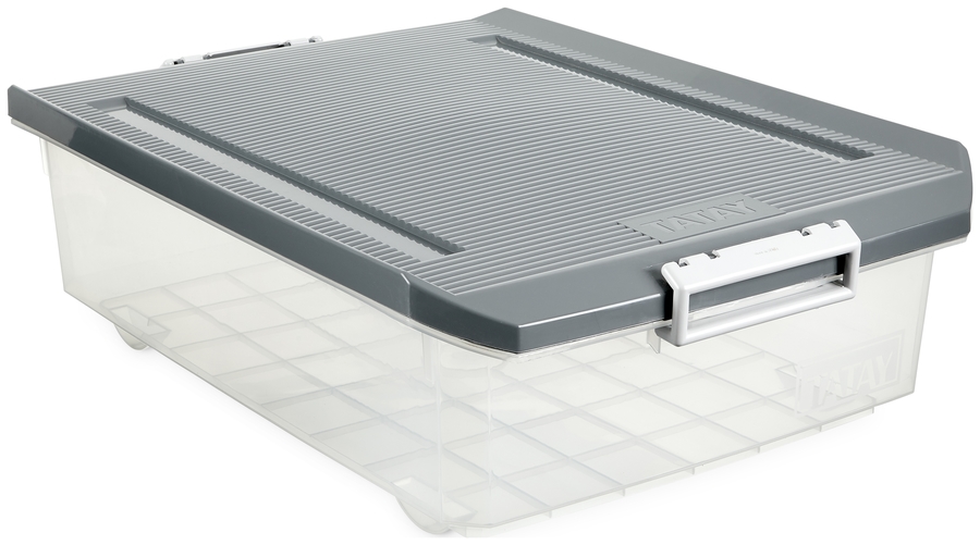 Caja multiusos Tatay 32 l bajo cama gris 11512.22