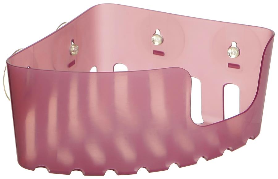 Cestillo rinconero standard con ventosas - berenjena Tatay