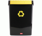 Contenedor Reciclaje 50L T/Basculante Amarillo Tatay