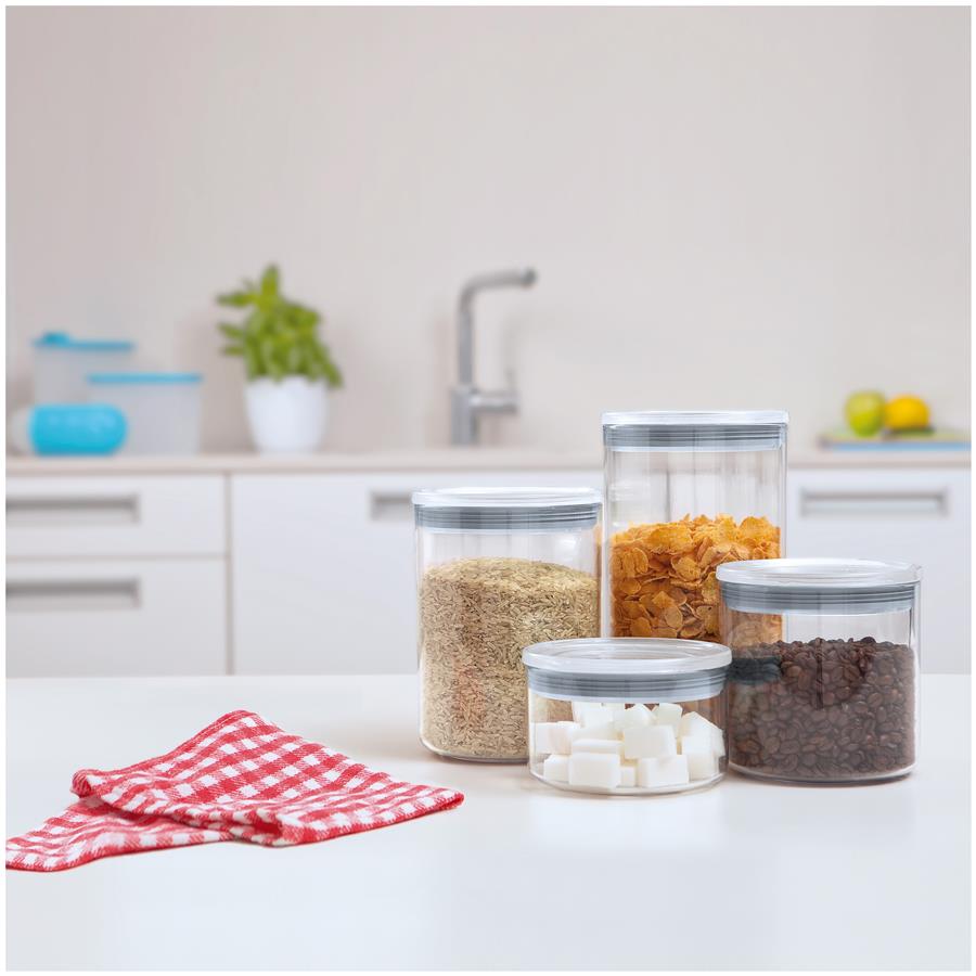 BOTE COCINA 2L / TRANSP-GRIS