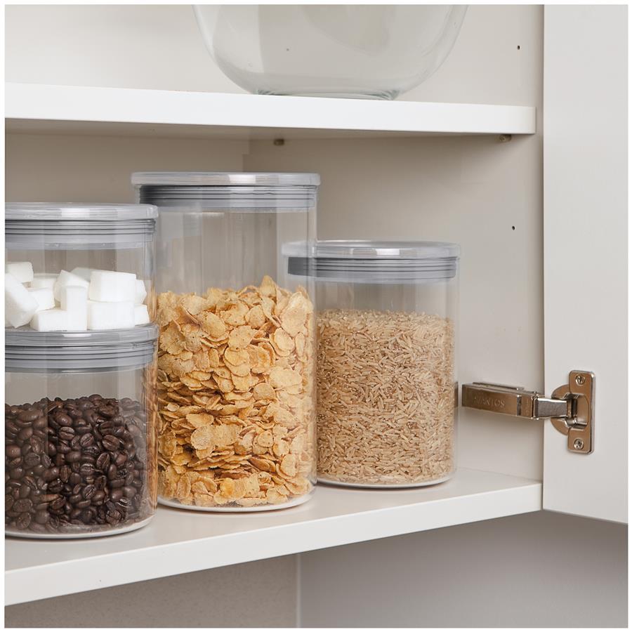 BOTE COCINA 2L / TRANSP-GRIS