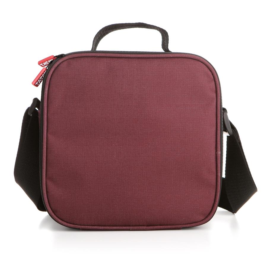 Bolsa térmica portaalimentos con herméticos incluidos Urban Food Casual color burdeos de Tatay